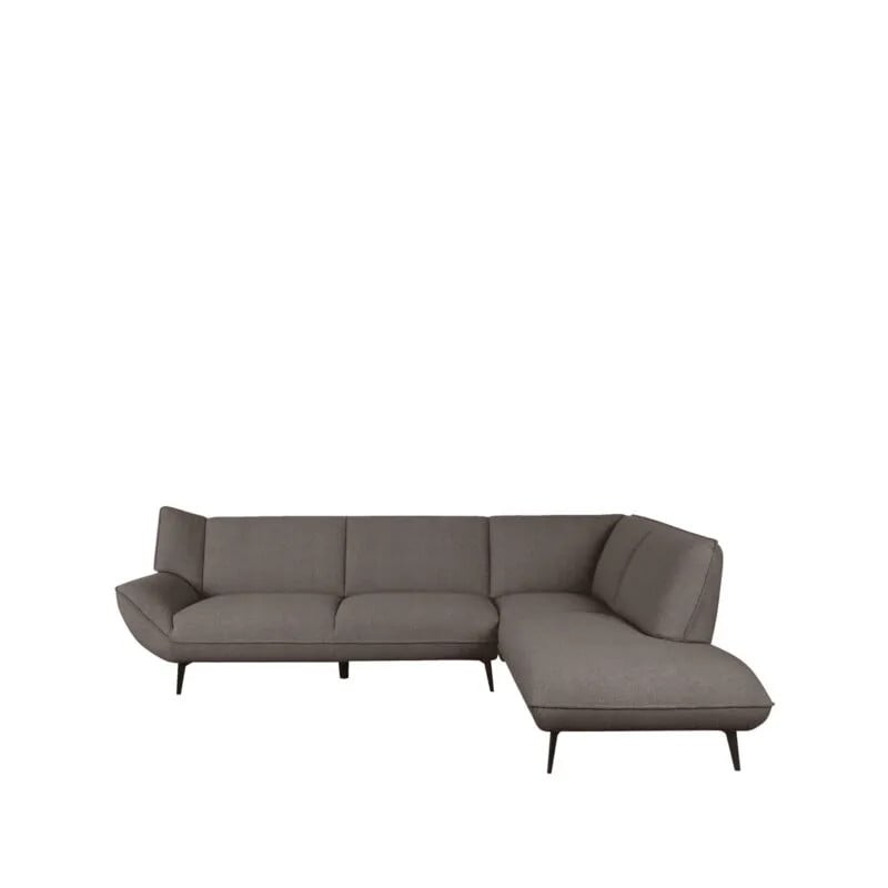 Label51 Hoekbank Pesaro - Bruin - Boucle - Rechts