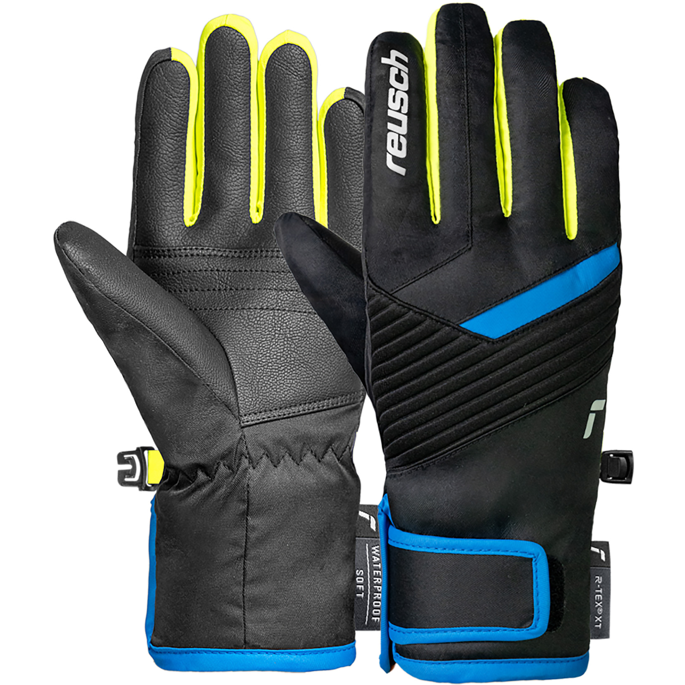 Reusch Dan R-Tex XT Kinder Fingerhandschuhe schwarz Größe 6 Skifahren Wasserdicht