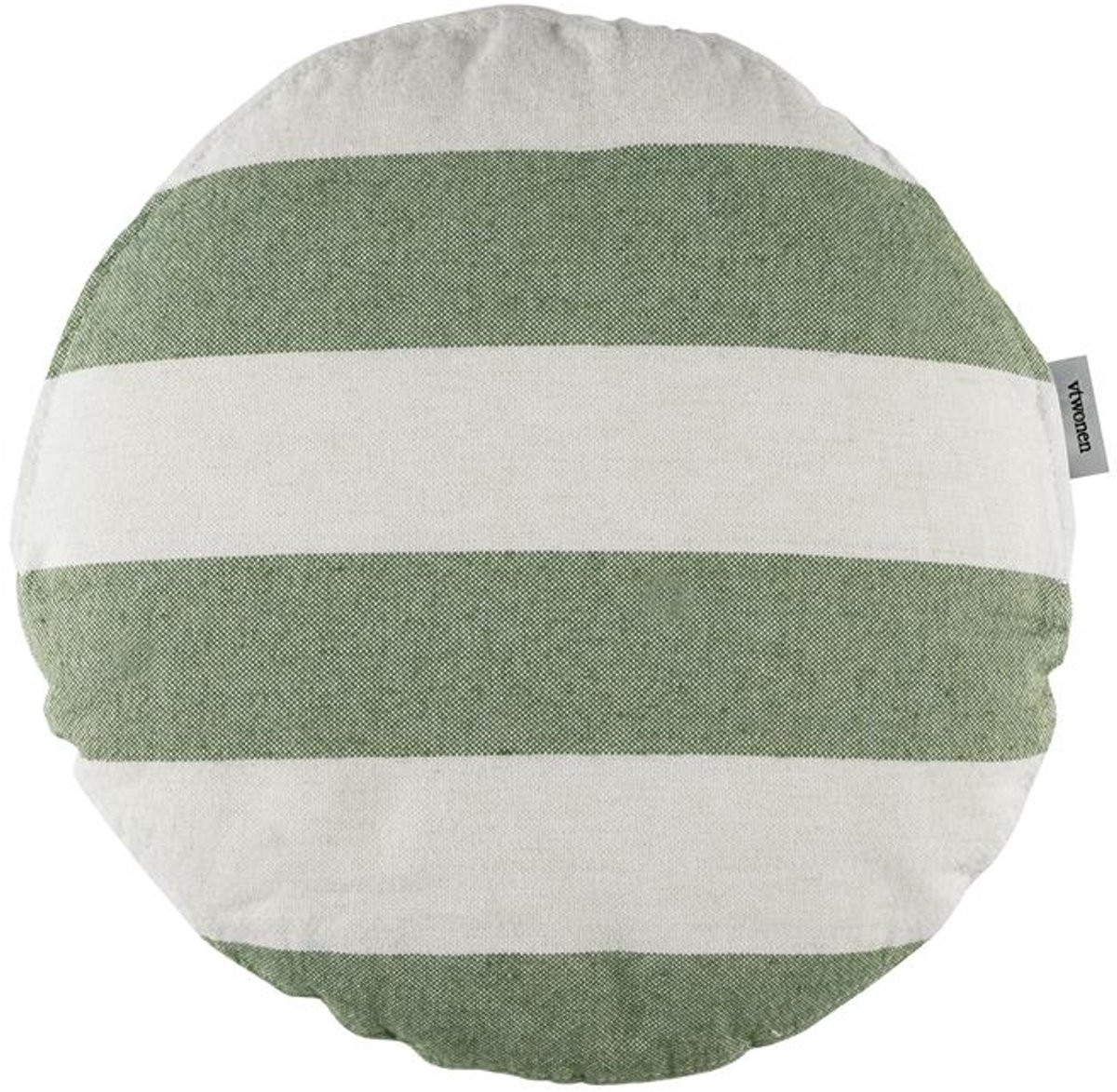 Vtwonen Bold Round Sierkussen Groen - Diameter: 40 cm