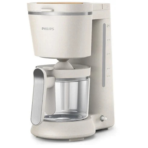 Philips HD5120/00 Eco Conscious koffiezetapparaat wit met glazen kan