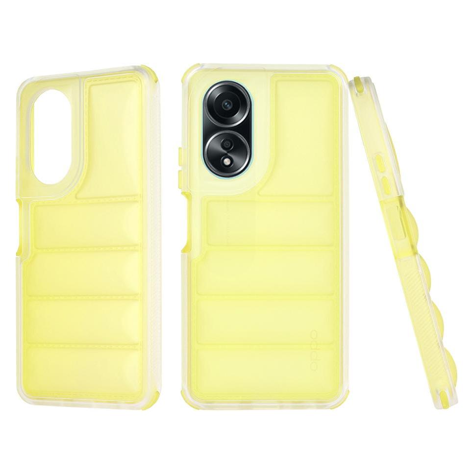 Techsuit - Wave Shield - Oppo A58 4G - Yellow (Oppo A58 4G) (56352711)