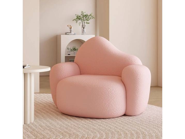 Nordique crème nuage agneau polaire tissu canapé salon canapés canapé fauteuil simple canapé salon chaises fauteuils meubles