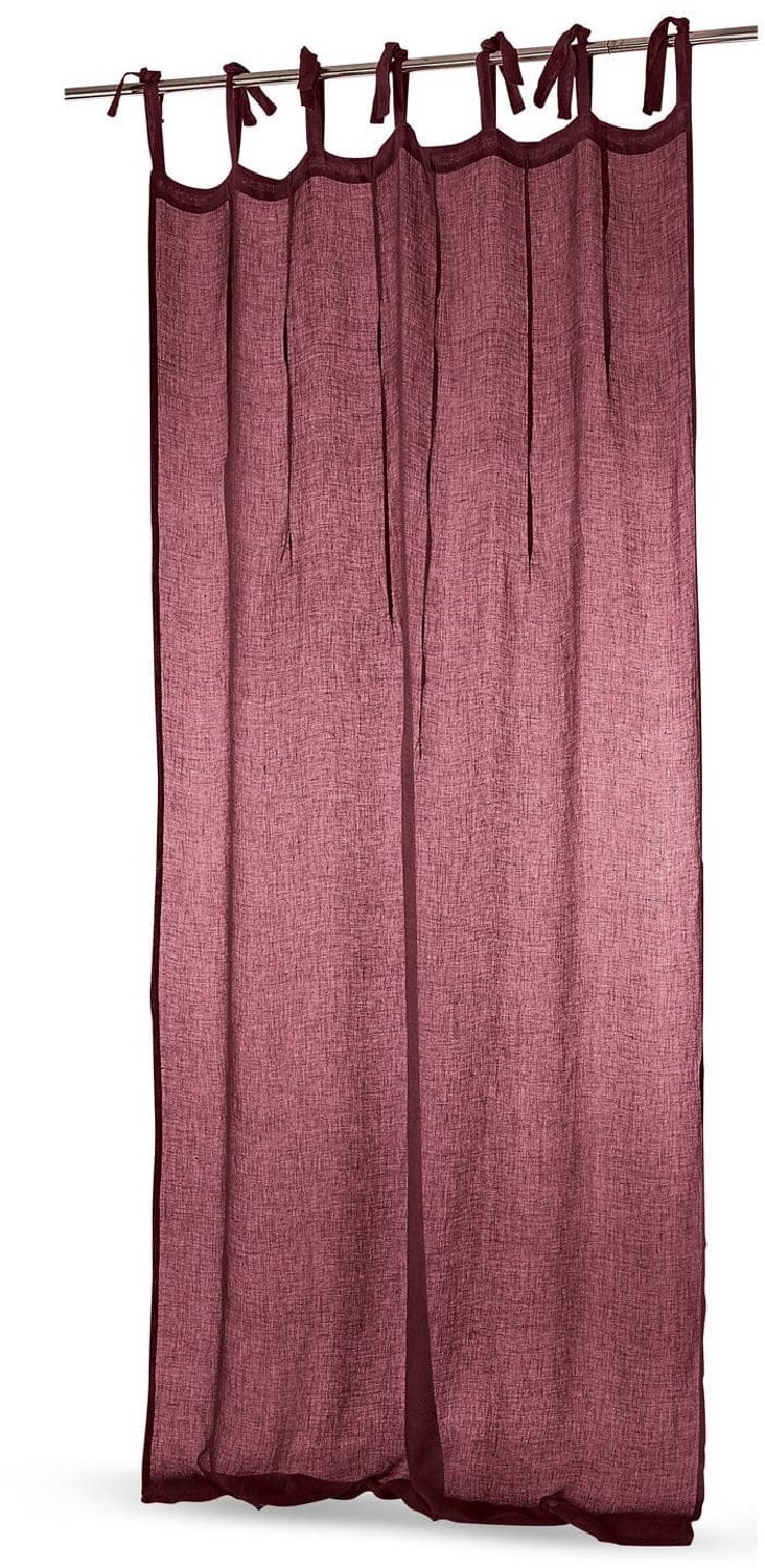 Loberon Gordijn Adara Bordeaux Opaque