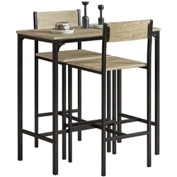 SoBuy, Bartisch, Jacky (45 x 89 x 87 cm, 45 x 89 x 87 cm)