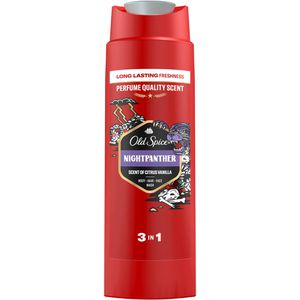 Old-Spice Duschgel Nightpanther 3in1, für Männer, Körper, Haare und Gesicht, Flasche, 250 ml