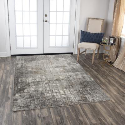 Alora Decor Cara Transitional Gray Recycled Polyester Area Rug