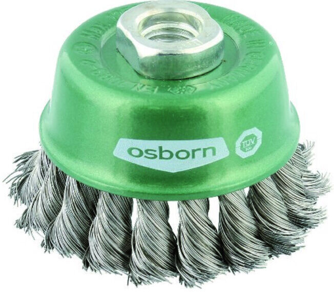 Osborn Brosse en pot inox M14 65 mm torsadée (0002608331)