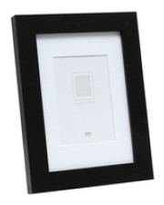 Deknudt S66KF2 P1 30x30 Holz schwarz mit Passepartout Bürokleinmaterial (S66KF2P1_30,0X30,0)