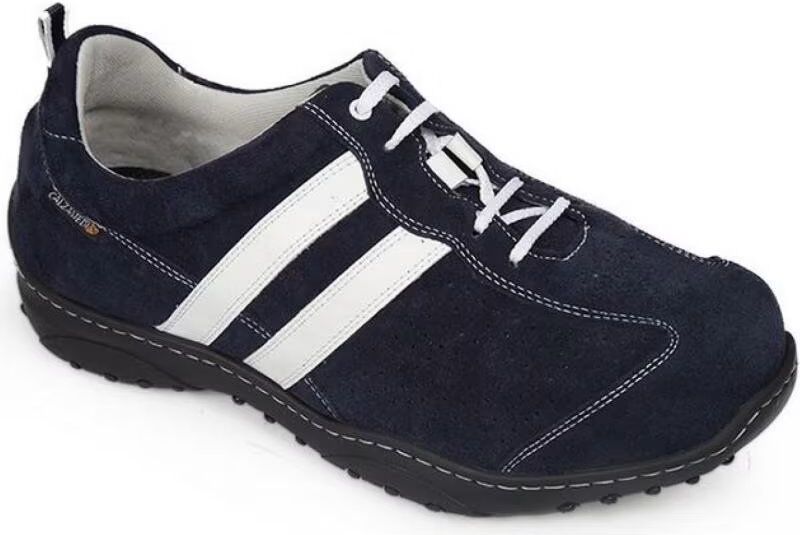 Zapatillas Deporte De Hombre Calzamedi Zapatos Deportivo Diabetico Azul 39 Hombre