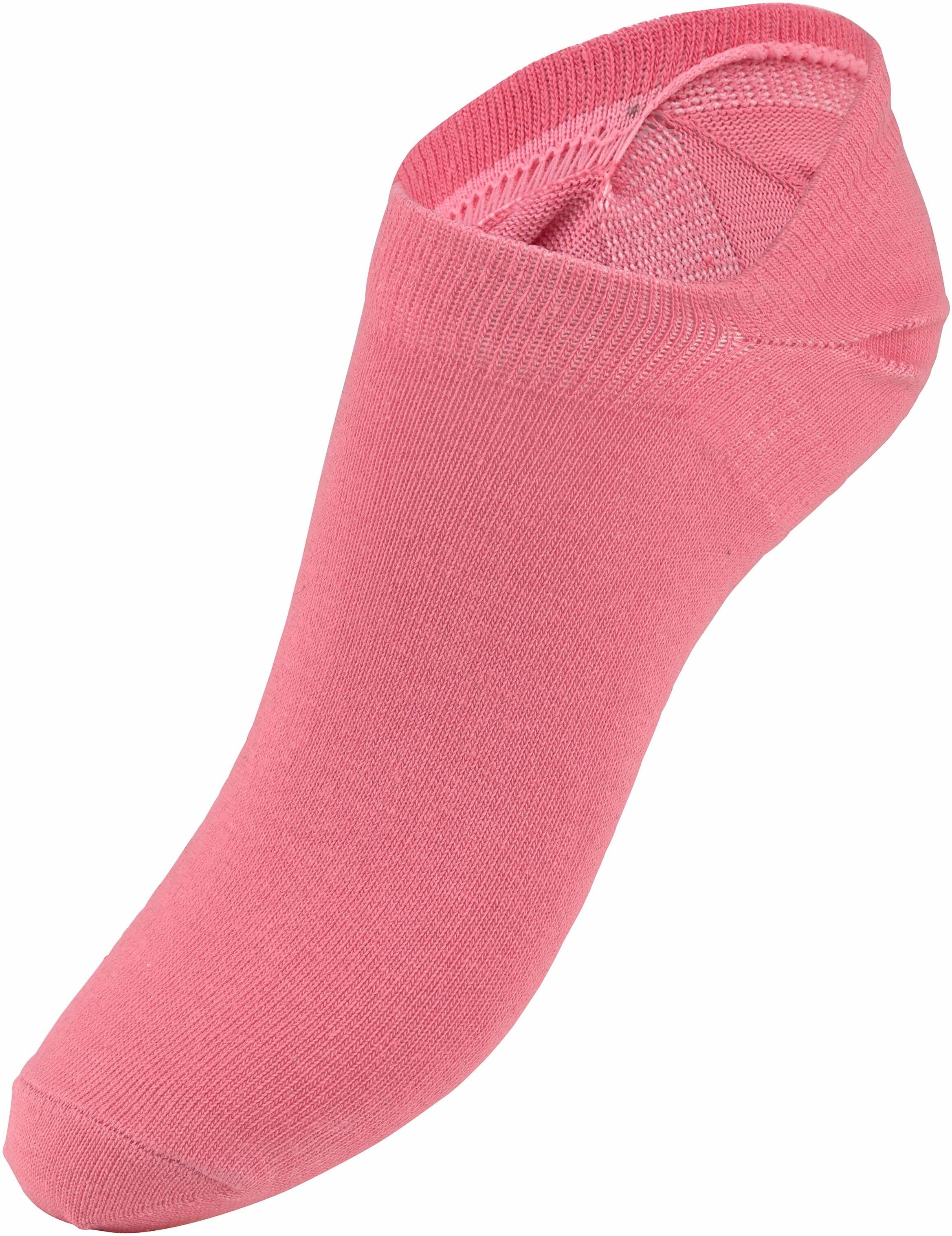 Sneakersocken BENCH. "Niedrige Sneaker Socken, Damen Baumwolle Sportsocken Atmungsaktiv", Damen, Gr. 35-38, bunt, Baumwolle, Elasthan, Polyamid, unifarben, elastisch, Socken Sneakersocken, für modische Sneaker-Schuhe