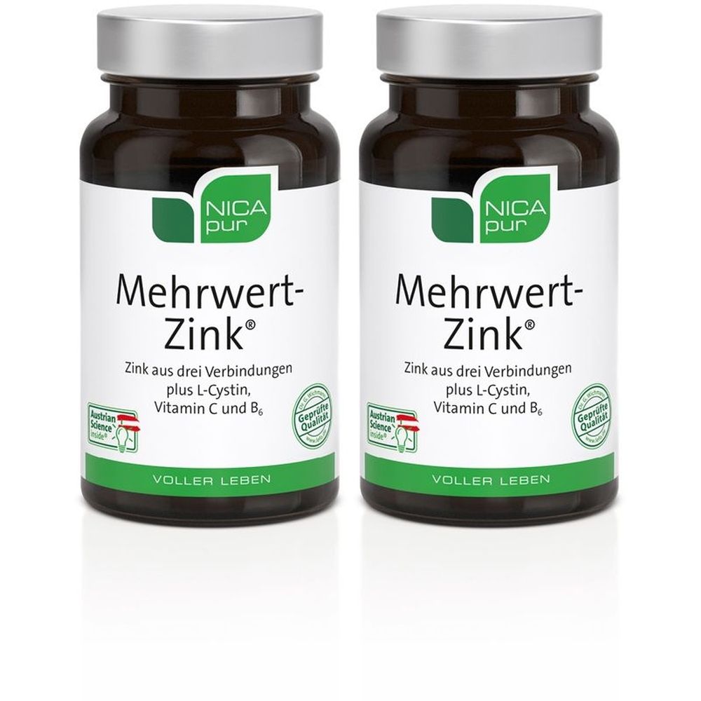 Nicapur Mehrwert-Zink Kapseln 2x 2x60 St
