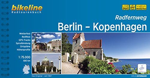 Esterbauer Verlag - Radfernweg Berlin - Kopenhagen: 1:75.000, 690 km, wetterfest/reißfest, GPS-Tracks Download, LiveUpdate (Bikeline Radtourenbücher) - Preis vom 04.10.2026 03:51:26 h