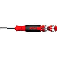 Schraubendreher mit Bit Magazin LiftUp 25, 1/4" schwarz/rot, 13-teilig, magnetisch