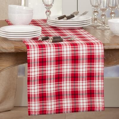 Saro Lifestyle "Small Paid Design Table Runner - 16""x72"""