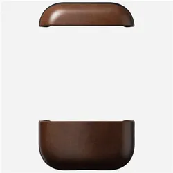 Nomad Modern Leather Case Airpods Pro 3 (Ladecase Hülle), Kopfhörertasche + Schutzhülle, Braun