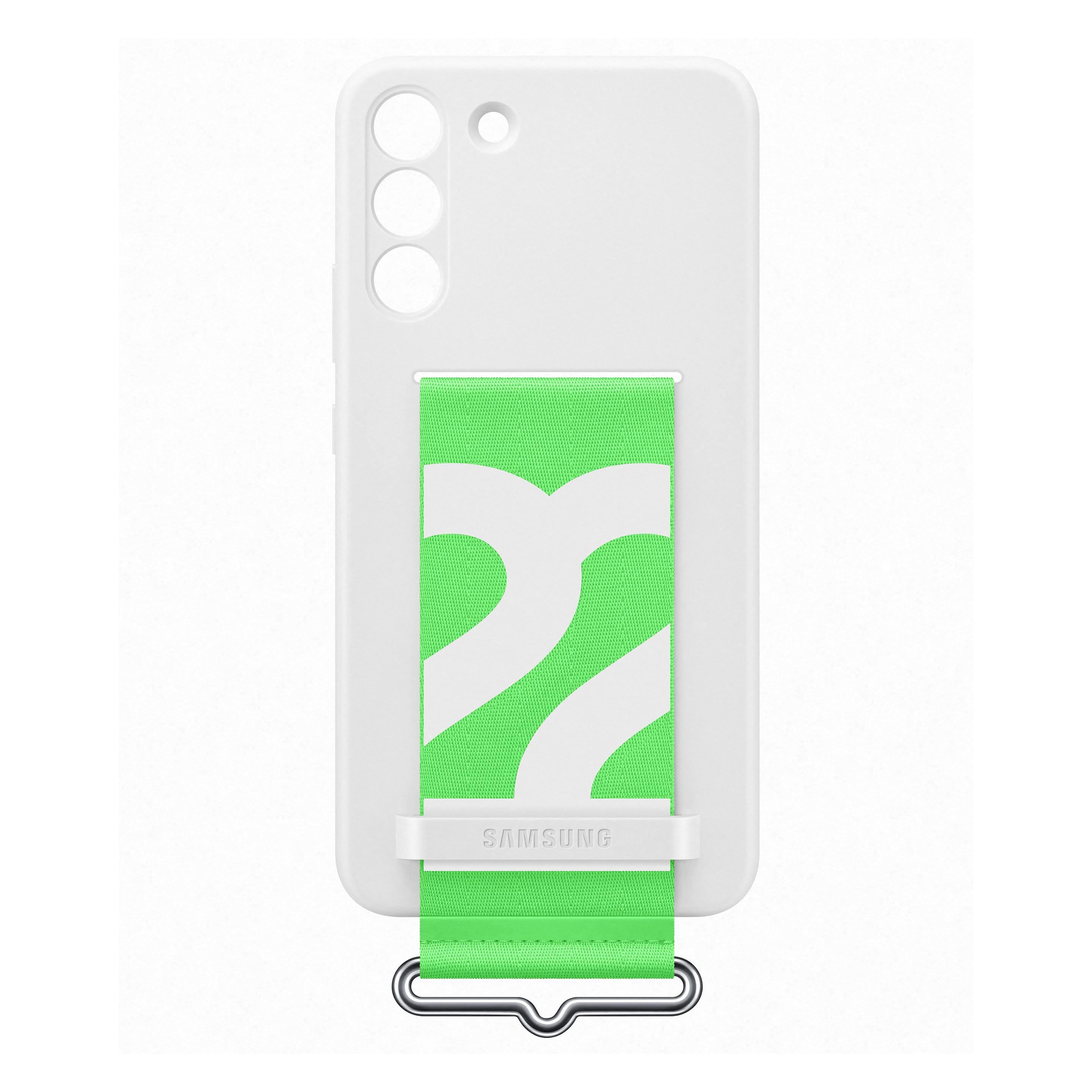 Samsung Silicone Cover mit Schlaufe (Samsung Galaxy S22+) (EF-GS906TWEGWW)