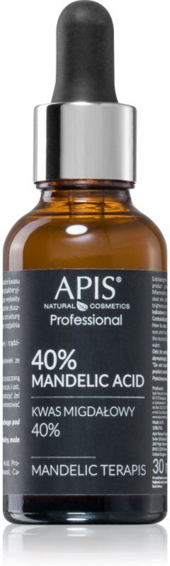 Apis Natural Cosmetics TerApis 40% Mandelic Acid glättendes Peeling-Serum gegen die Unvollkommenheiten der Haut 30 ml