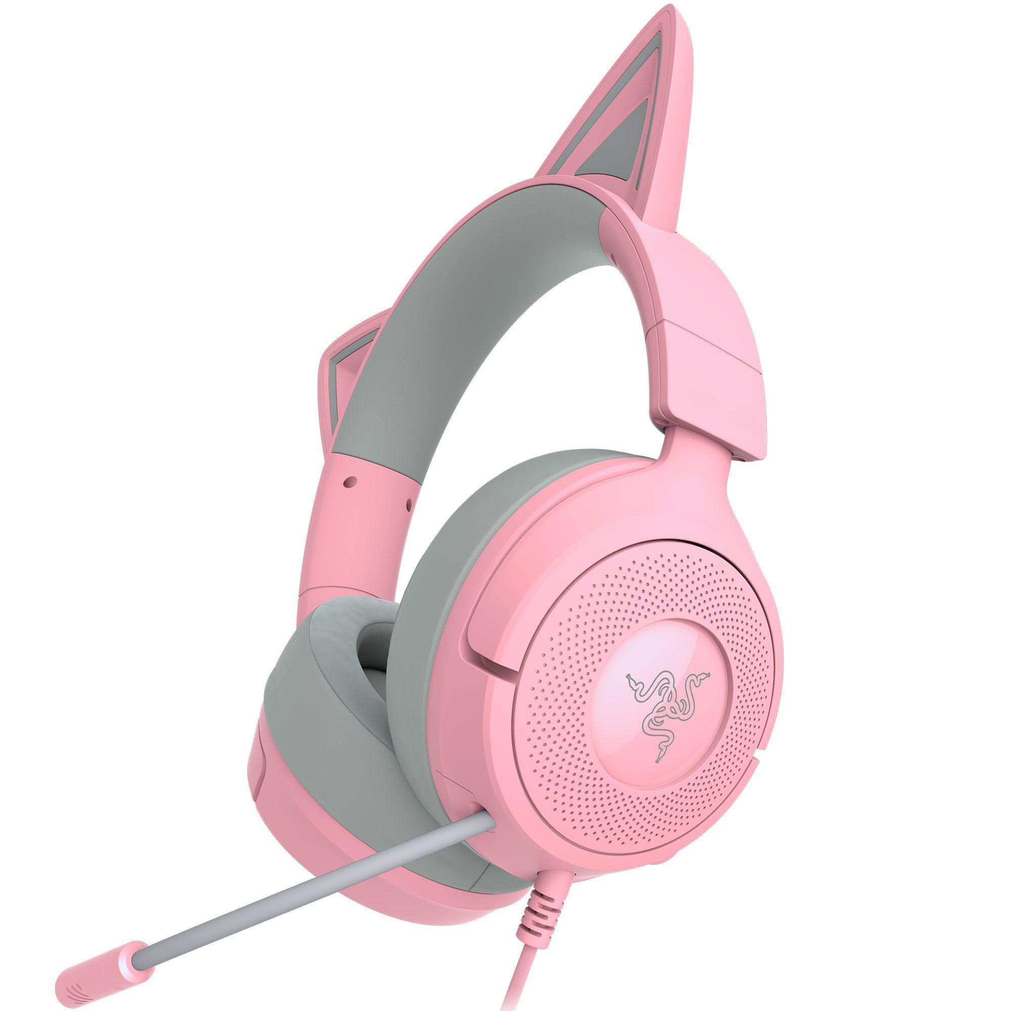 Razer Kraken Kitty V3 X Gaming Headset kabelgebunden Rosa