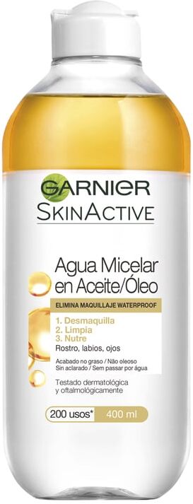 Garnier Skinactive Água Micelar Em Óleo Waterproof 400 ml