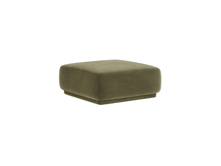 Design Sitzpouf „Louis“ Samt Grün CXL by Christian Lacroix