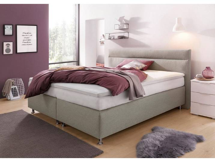 Westfalia Schlafkomfort Boxspringbett, wahlweise mit LED-Beleuchtung