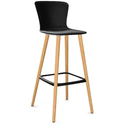 Sedus se:spot wood high Barhocker (Box) - Schwarz (103) / Buche natur (B26)