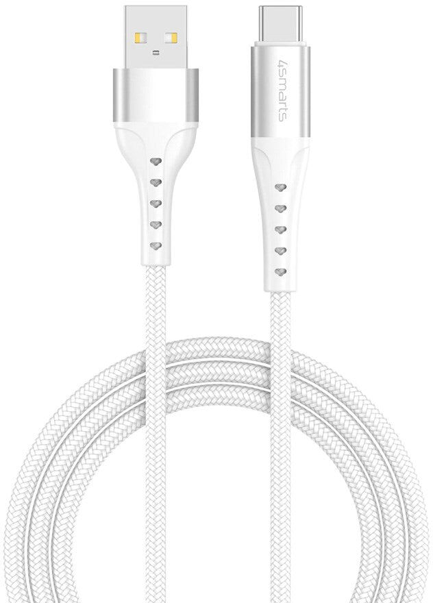 4smarts PrimeCord USB-C til USB-A Kabel 18W - 1.5 m - Hvid