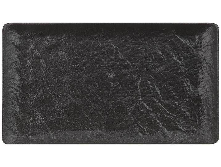 Platte quadratisch schwarz 26x15cm