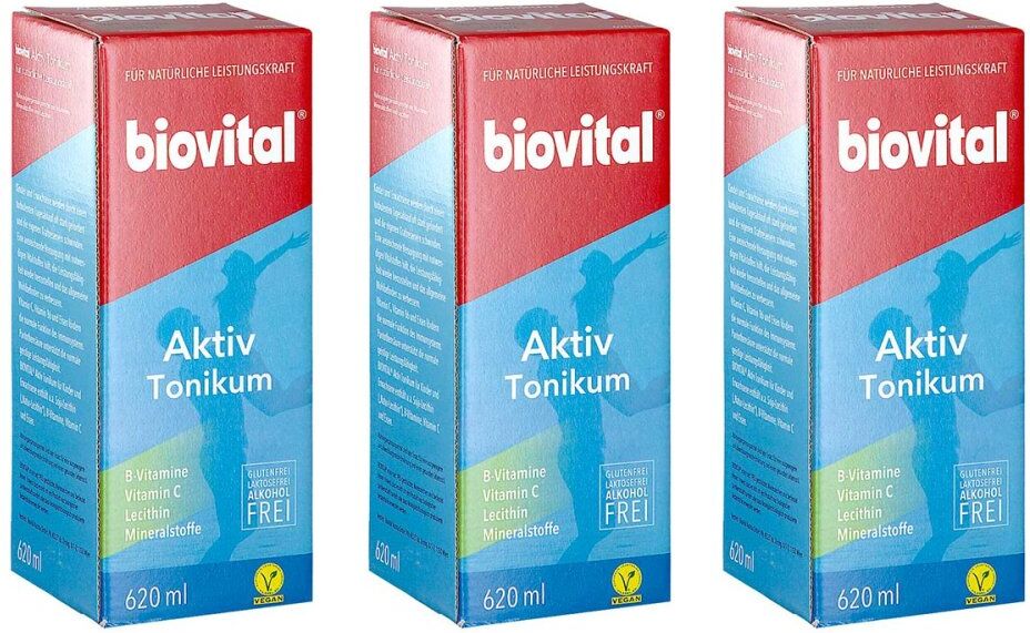 biovital Aktiv Tonikum, ohne Alkohol 3x620ml