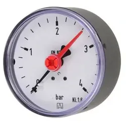 Solar Rohrfedermonometer 63 mm G 1/4" axial