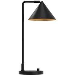 Elstead Lighting Remyck Tischleuchte 1-flammig Schwarz – Alora Mood Designlampe