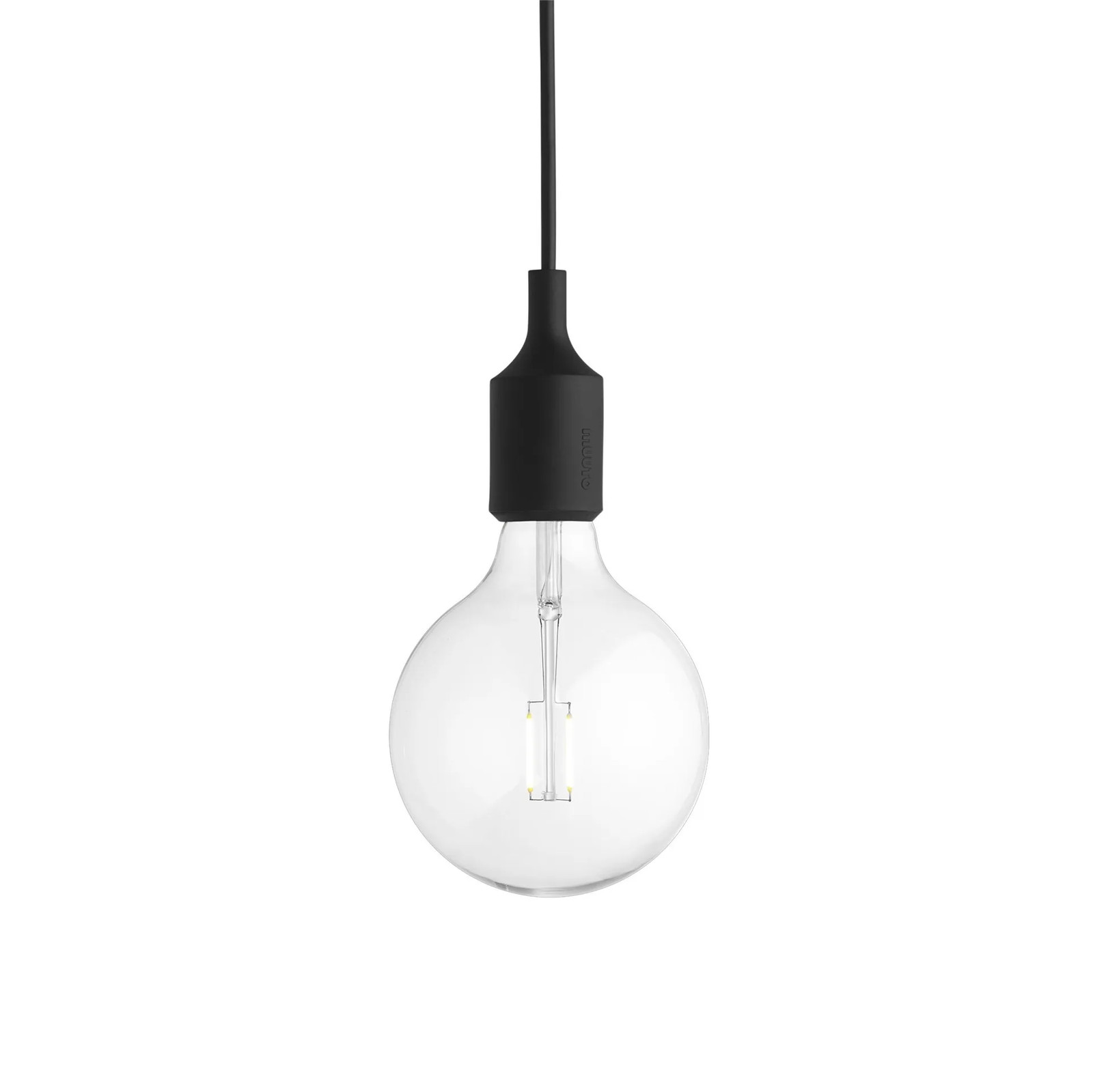 Muuto E27 hanglamp zwart voor de eetkamer