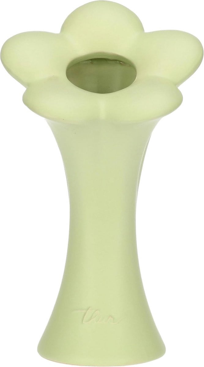 Keramische vaas met bloem medium voor decoratie