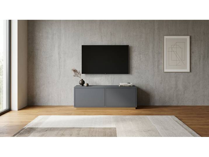 Lowboard schwarz Premium Dekore Schwarz