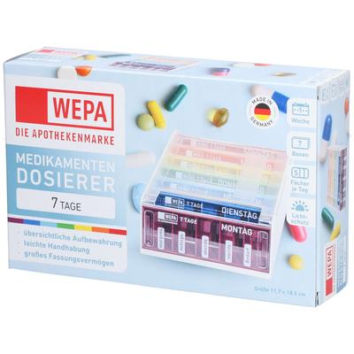 Wepa 7 Tage Wochenmagazin UV-Schutz+ Regenbogen 1 St Box