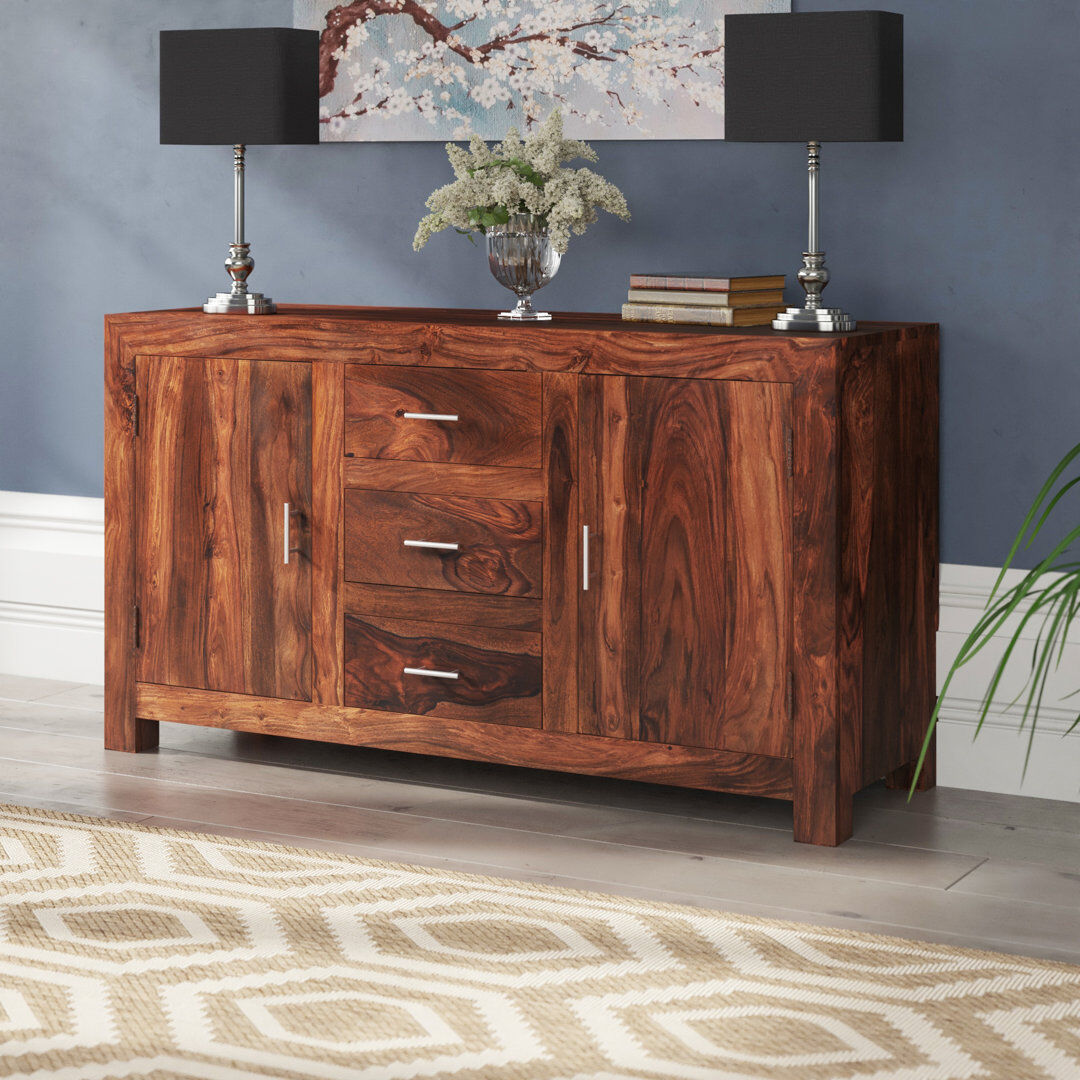 Union Rustic Heritage 133cm Sideboard Drawer: Brown 75cm H X 133cm W X 45cm D