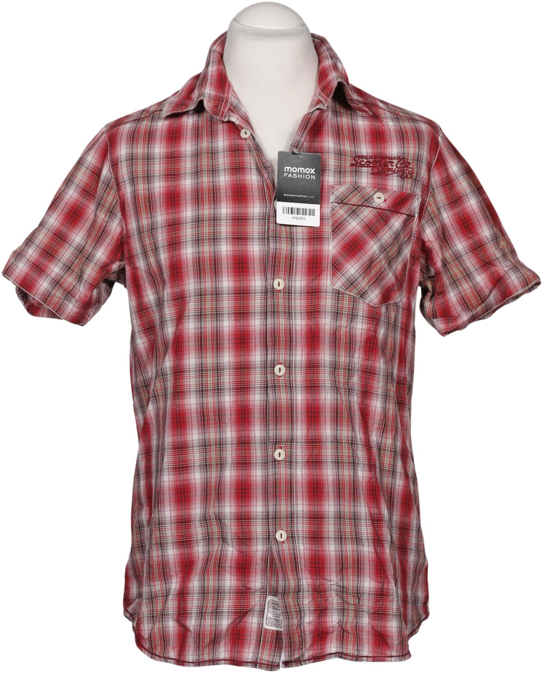 Ben Sherman Herren Hemd, Rot, Gr. L, Baumwolle - Second Hand