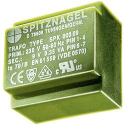 Spitznagel SPK 02215 Printtransformator 1 x 230 V 1 x 15 V/AC 2.2 VA 147 mA