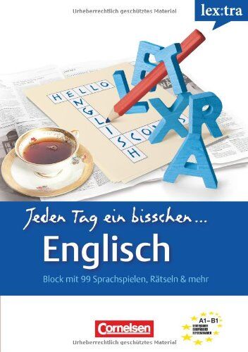 Elizabeth Hine - Lextra - Englisch - Jeden Tag ein bisschen Englisch: Band 1: A1-B1 - Selbstlernbuch: Europäischer Referenzrahmen: A1-B1 - Selbstlernbuch, Block mit 99 Sprachspielen, Rätseln & mehr - Preis vom 11.10.2026 15:43:13 h