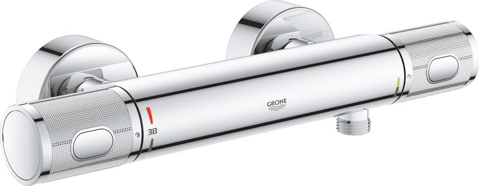 Grohe Precision Feel Thermostatische Douchemengkraan - Chroom - Wandmontage - Waterbesparend