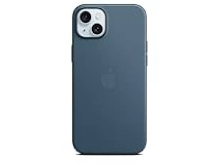 Apple Coque en Tissage Fin avec MagSafe pour iPhone 15 Plus - Bleu Pacifique ​​​​​​​