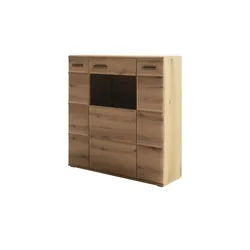uno Highboard  Nafeli , holzfarben , Maße (cm): B: 120 H: 123 T: 38.0