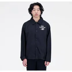 NEW BALANCE Herren Schlupfjacke Essentials Reimagined Woven Jacket, Größe M in Schwarz Schwarz