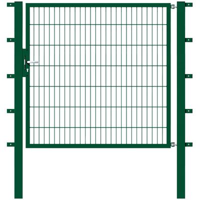 Zauneinzeltür ALBERTS "Flexo", grün, B:150cm H:140cm, Stahl, Tore, 150 cm Breite, in versch. Höhen