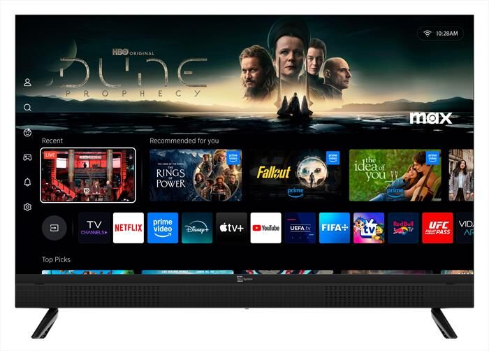 TELESYSTEM Smart Tv Led Hd Ready 32" Sonic Smv15-black