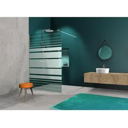 Walk-In Glasduschwand Edyla 2.0 mit Wandprofil + Stabi.-Stange rund 1180x2000x8 mm ESG mit ETC Evenes