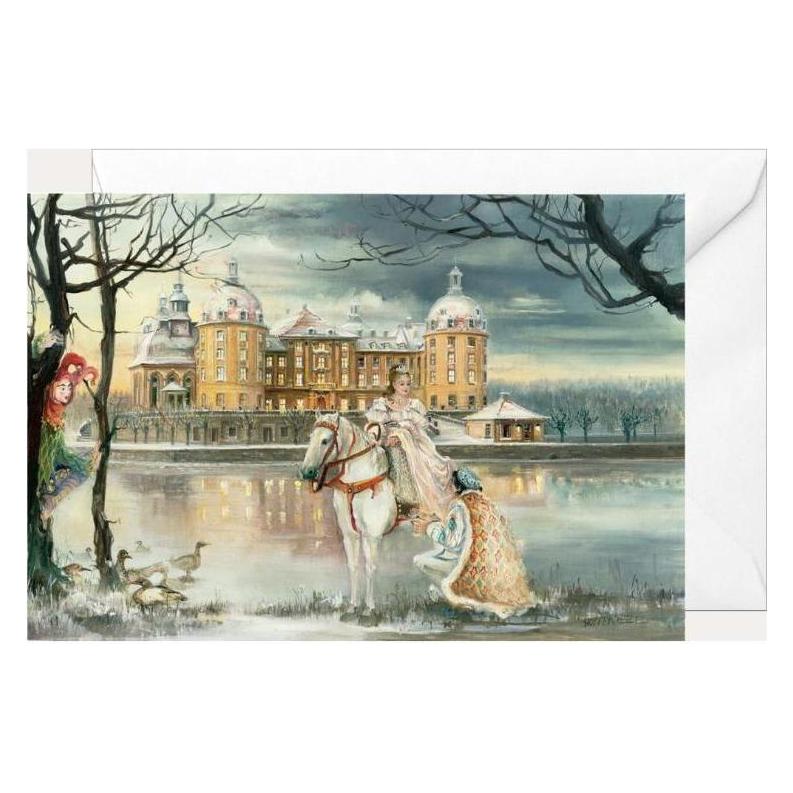 Olewinski & Tochter 2739 - Weihnachtsklappkarte "Drei Haselnüsse für Aschenbrödel" (2739)