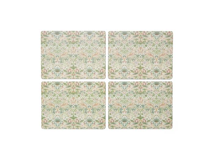 Pimpernel Set de table Strawberry Thief 30x40 cm, lot de 4 Green
