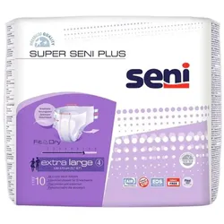 Seni Super Extra Large Plus Windel F.erw.gr4 Nacht 10 ST