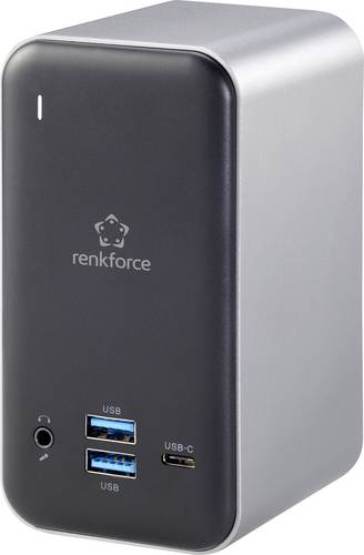 Renkforce USB-C Dockingstation RF-DKS-650 Passend für Marke Dockingstations: Universal inkl. Ladefunktion